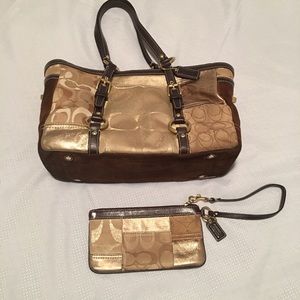 Coach Holiday Hand bag.